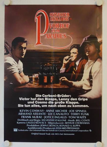 Paradise Alley original release german movie poster